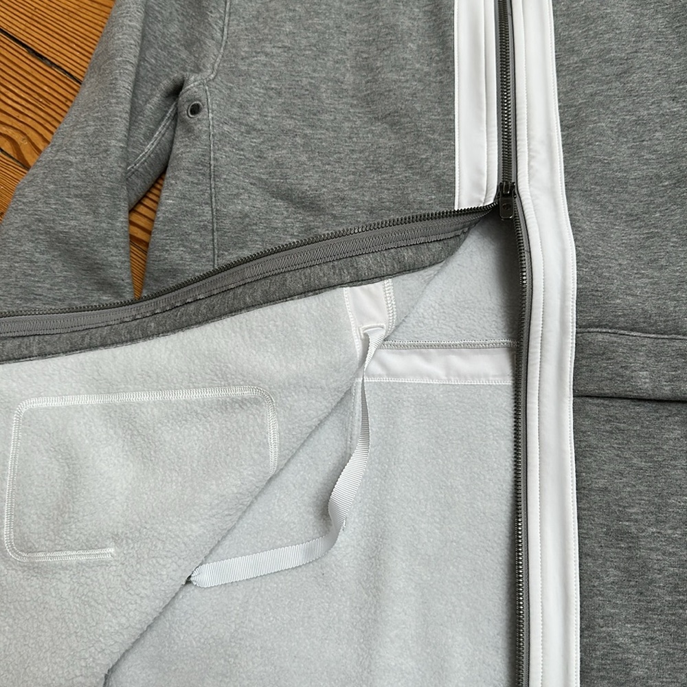 Lululemon Full Zip Jacket 8 Gray - Picture 7 of 14